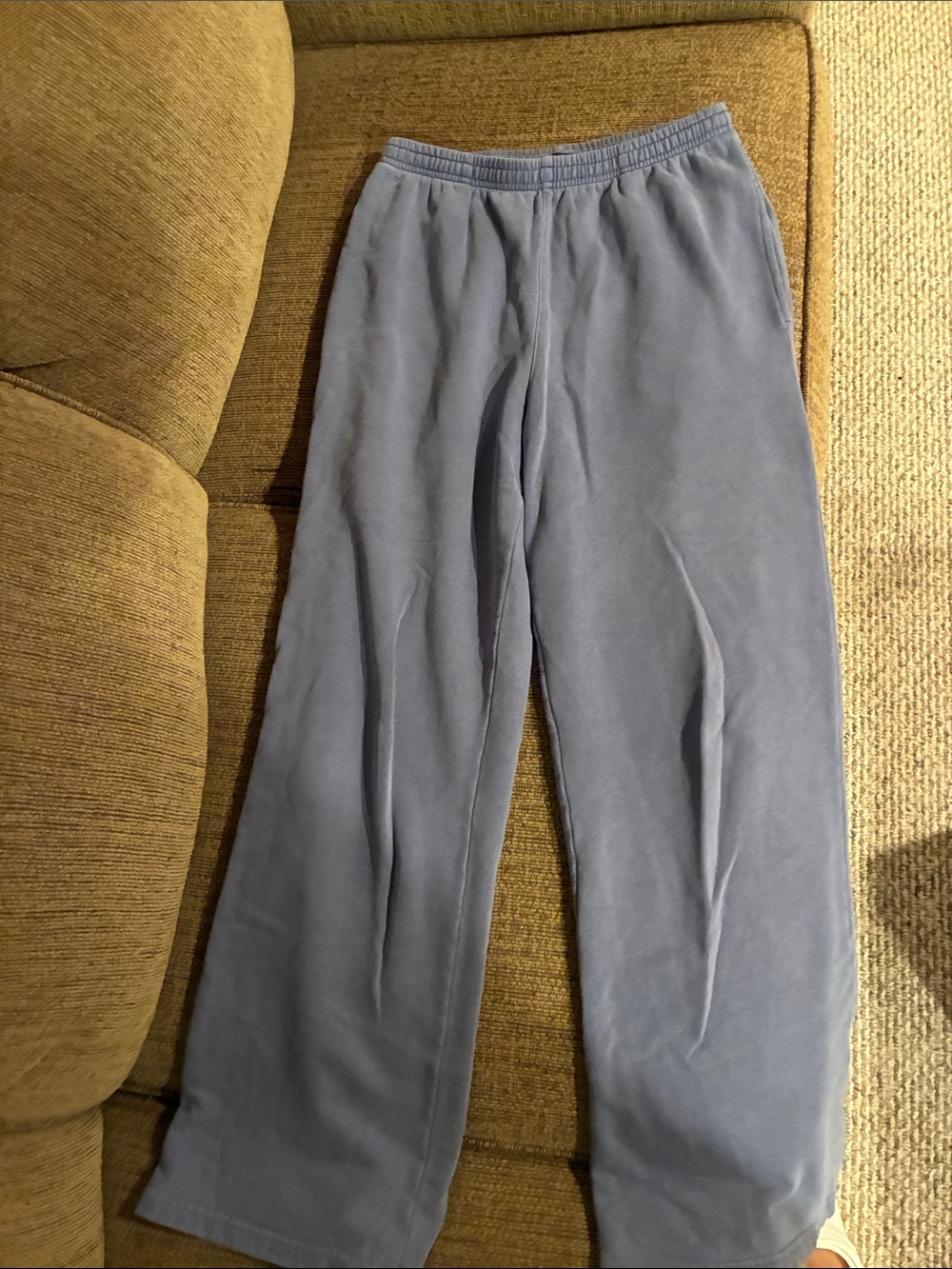 Brandy Melville Relaxed Fit Light Blue Lounge Pants